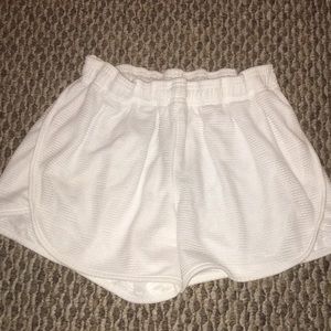 White athletic shorts